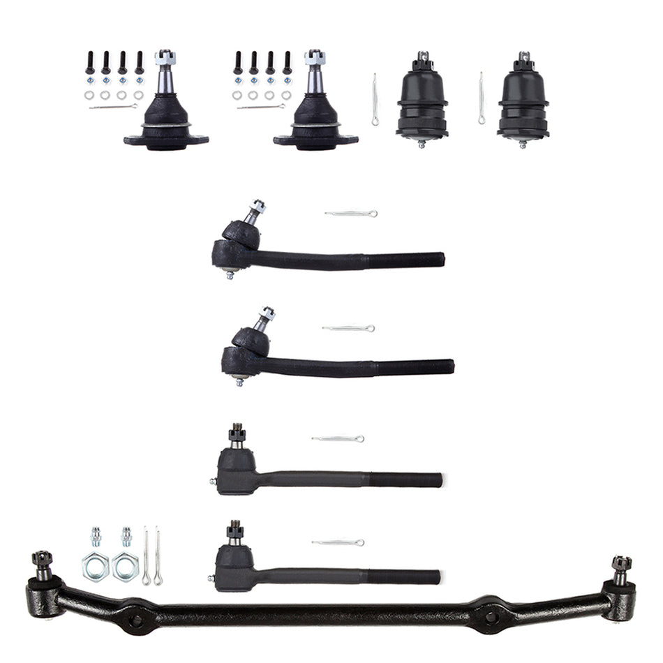 Front Tie Rod Ends Ball Joints Link For 77-84 Buick Electra 77-79 Buick Estate Wagon 9 Pcs