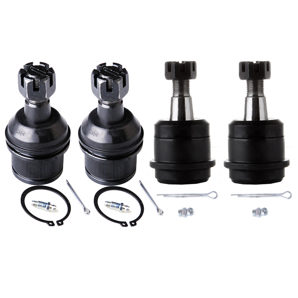 4pcs Steering Upper Lower Ball Joint Fits 2000 -2002 Dodge Ram 2500 3500 Truck
