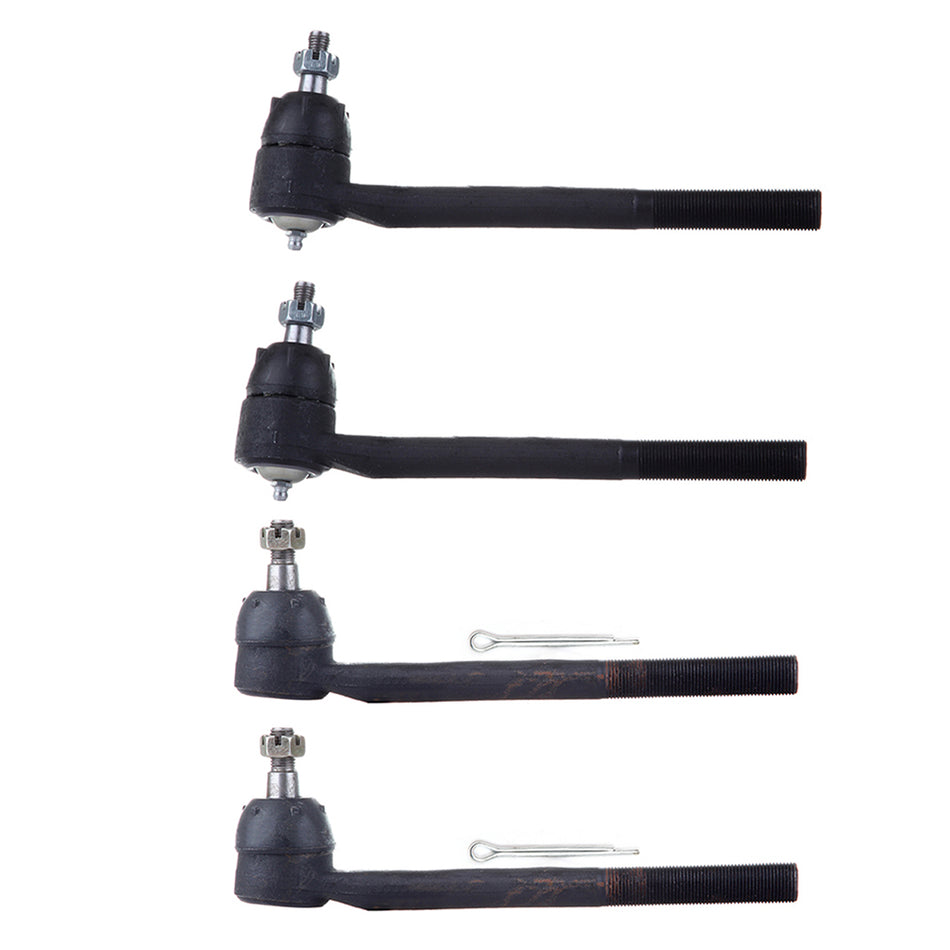 Inner And Outer Tie Rod Kit For 96-05 Chevrolet Blazer 96-02 GMC Jimmy
