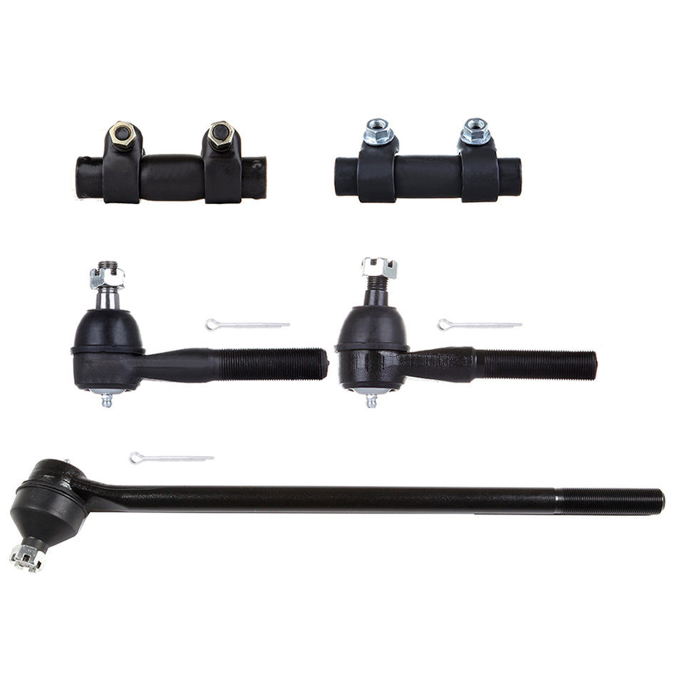 Inner Outer Tie Rod End Links Kit For 80-96 Ford F-150 Ford Bronco