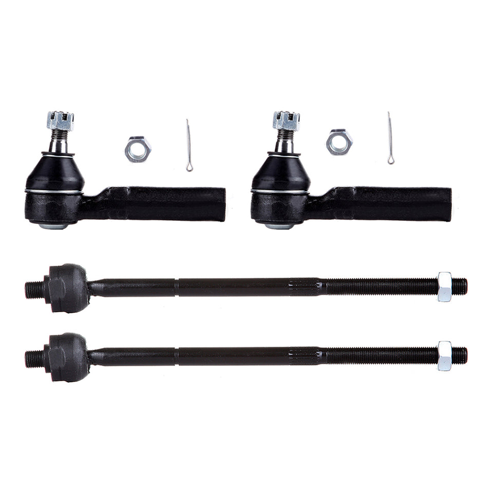 Front Tie Rod End For 96-00 Chrysler Town & Country Dodge Caravan Inner & Outer 4Pcs