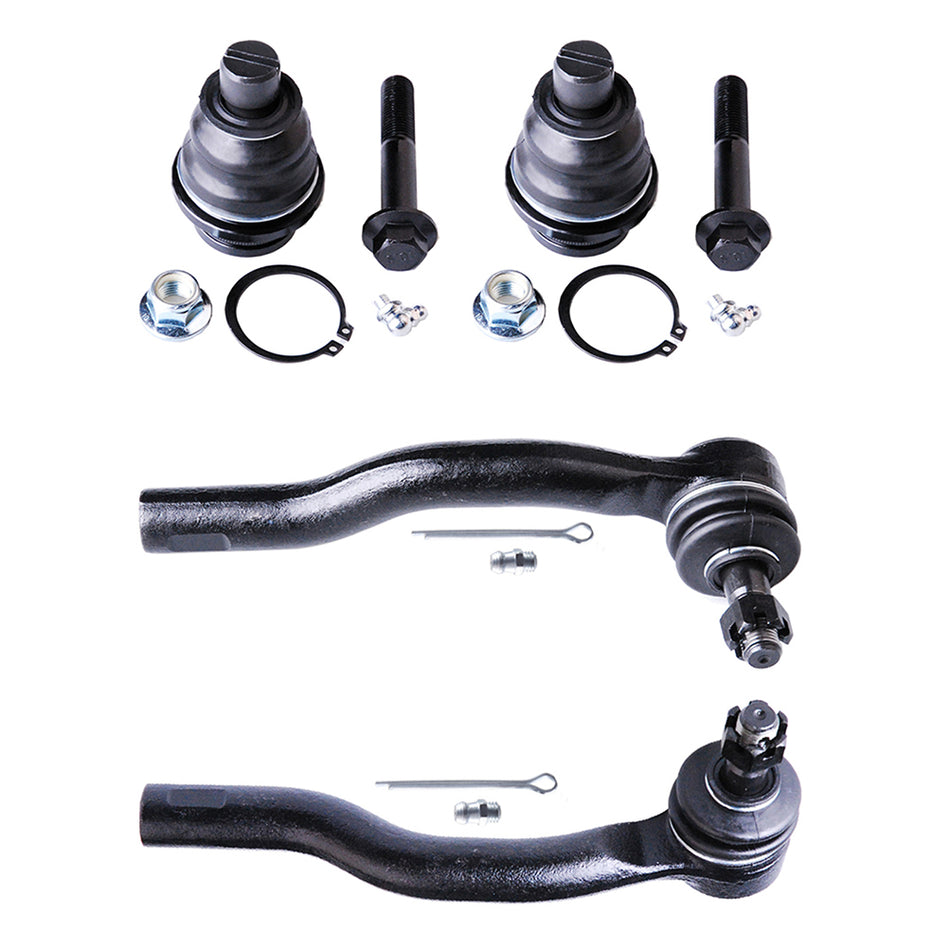 Steering Ball Joint & Tie Rod Ends Kit For 2005 Nissan Armada 04-14 Nissan Titan