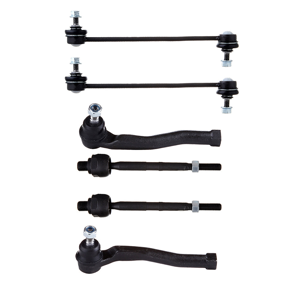 6pcs Front Tie Rod Ends Sway Bars For Chevrolet Aveo Aveo5 Pontiac G3 Wave