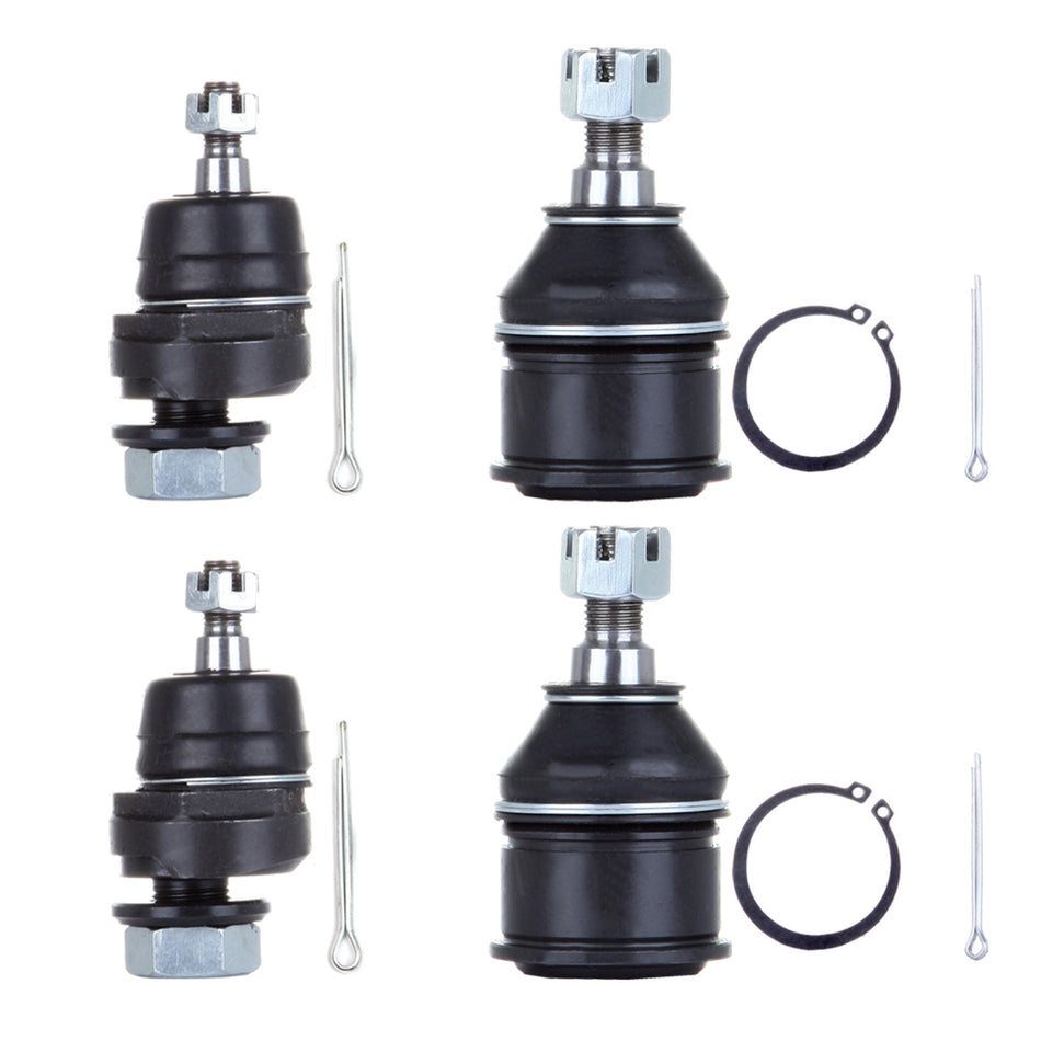 New 4PCS Front Upper and Lower Ball Joints Fits Honda Accord 1990-1993