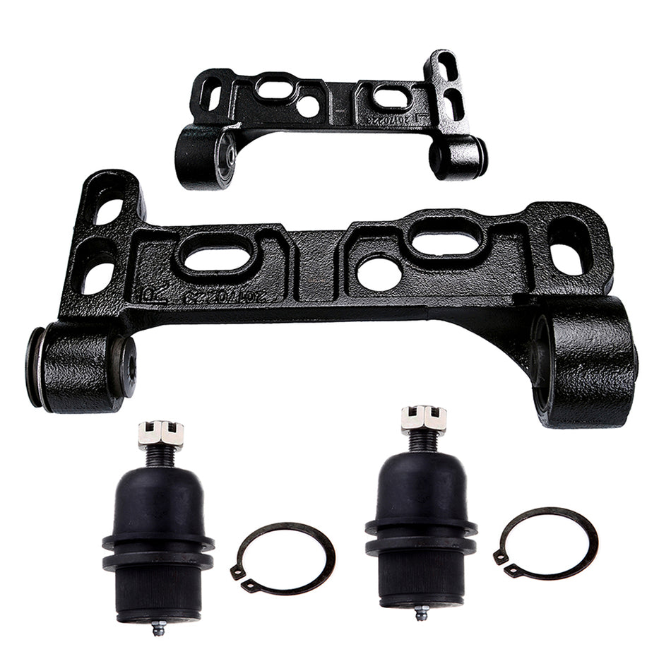 4set Front Lower Control Arms Ball Joints Suspension Fits 04 05 GMC Envoy XUV