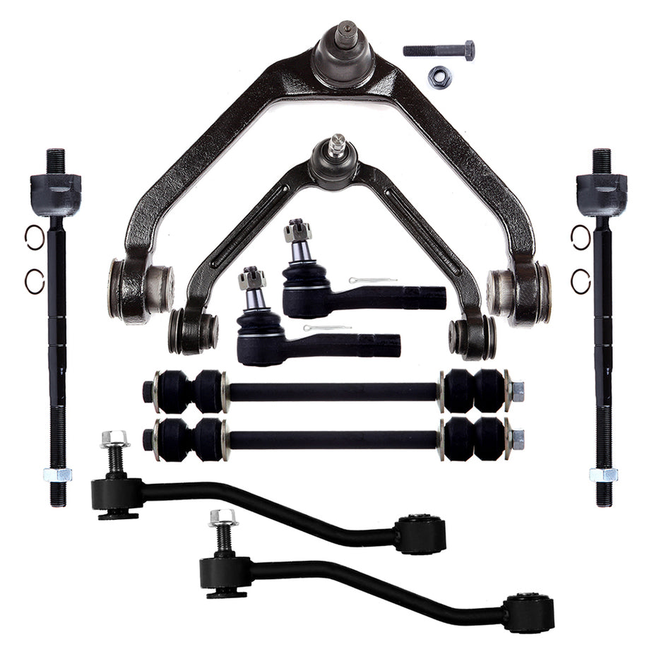 Complete Sway Bar Control Arm Tie Rod Kit For 95-01 Ford Explorer 98-11 Ranger 10Pcs