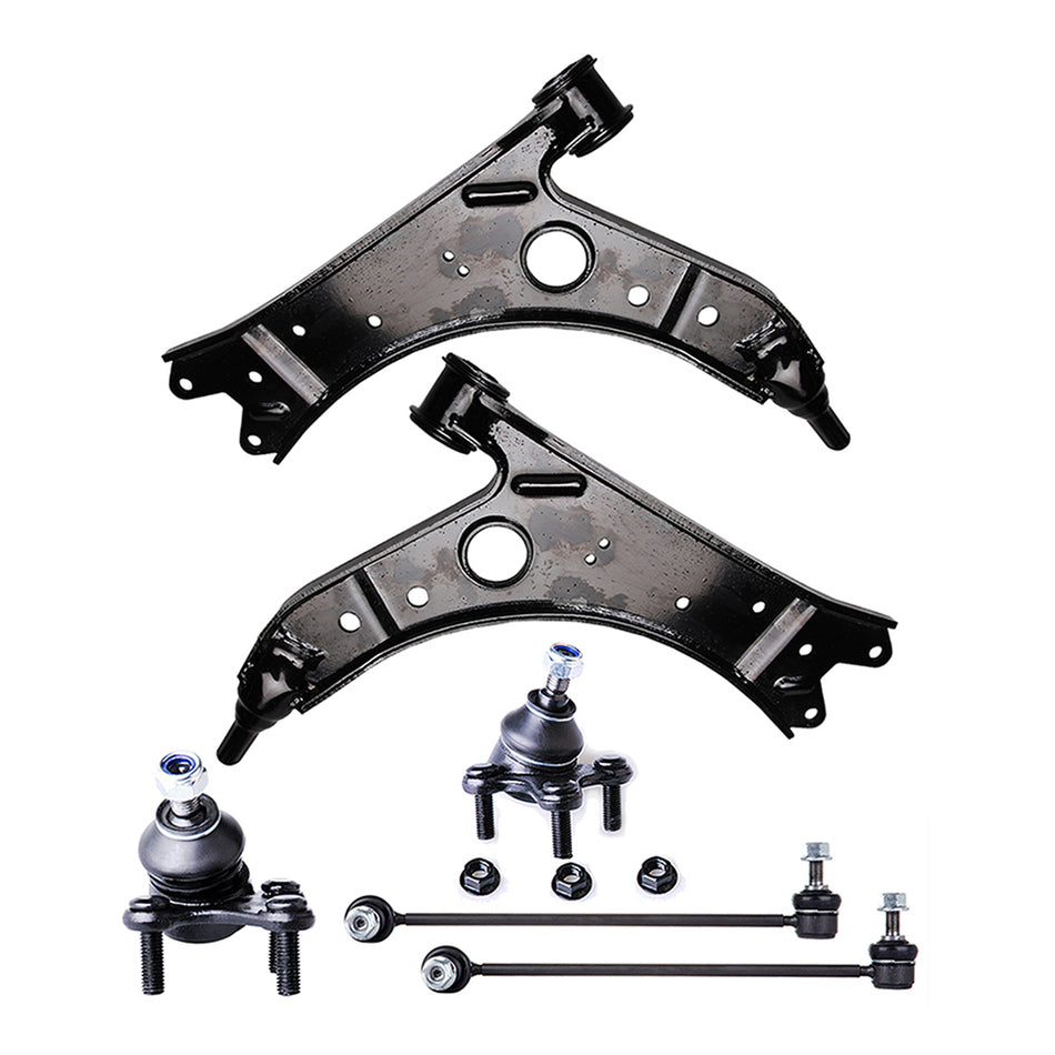 Control Arm Ball Joint Stabilizer Bar Links For 06-09 Audi A3 Volkswagen Jetta