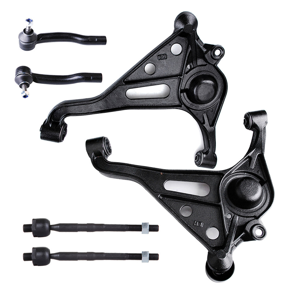 6pcs For 1999-2004 05 Suzuki Grand Vitara XL-7 Front Lower Control Arms Tie Rods
