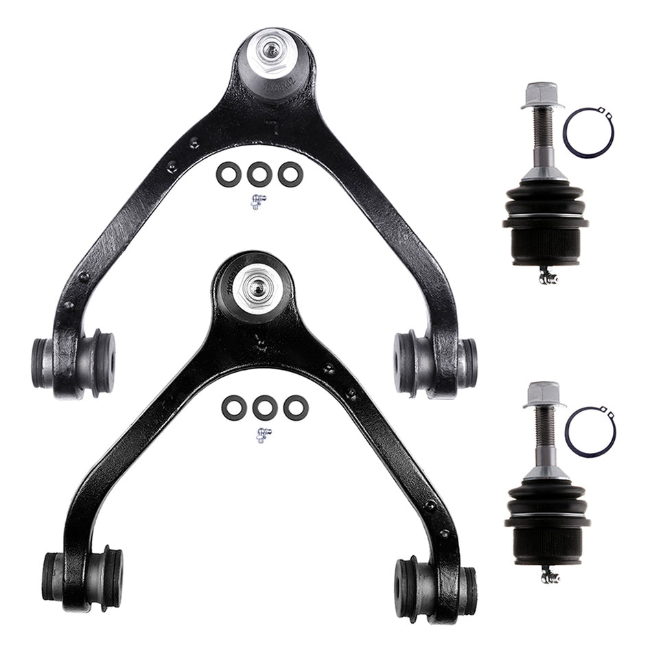 Front Upper Control Arms Lower Ball Joints 03-11 Lincoln Town Car 03-11 Mercury Grand Marquis