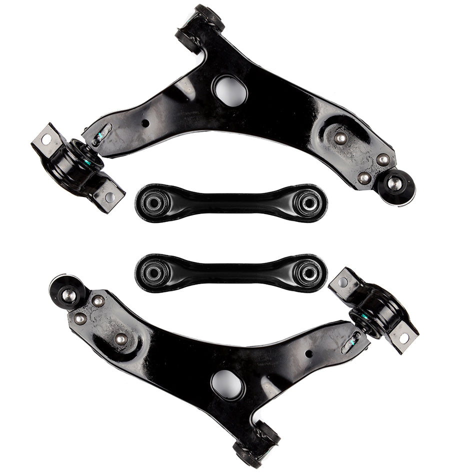 4pcs Front & Rear Lower Control Arms Suspension Kit For Ford Focus 2006-2011