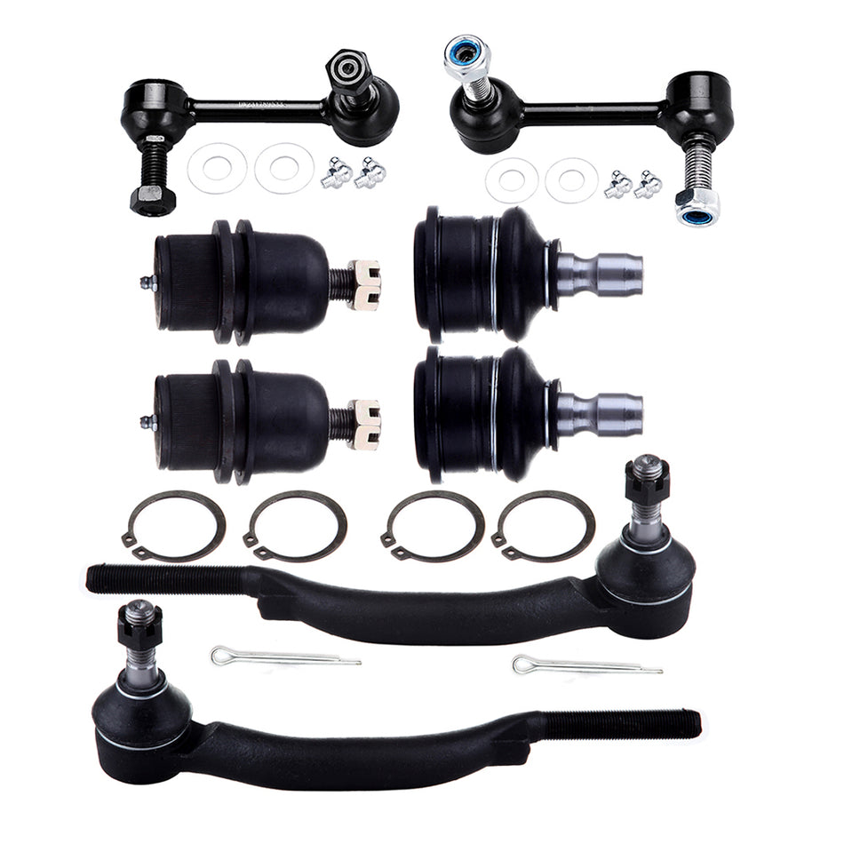 Front Ball Joints Tie Rods Sway Bars 04-07 Buick Rainier 04-07 GMC Envoy