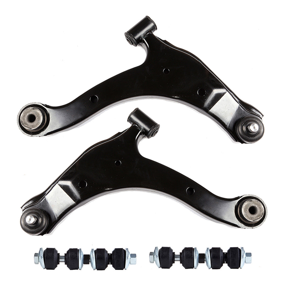 4pcs Front Lower Control Arms Sway Bars Kit For Dodge Neon & Chrysler PT Cruiser