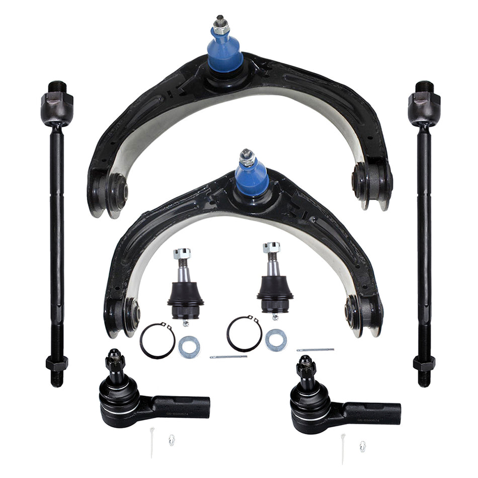 2006-2008 Dodge Ram 1500 Front Control Arms Ball Joints Tie Rod Ends Suspension Kits 8Pcs
