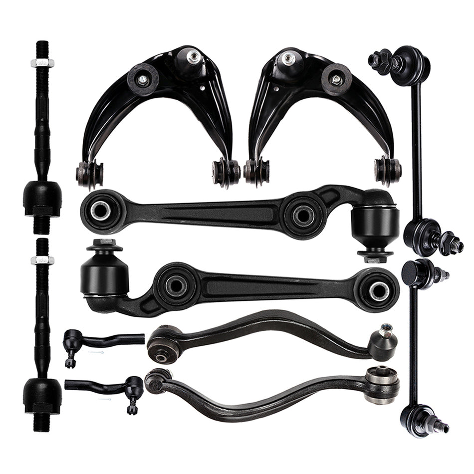 For 2006 -2007 Mercury Milan 12Pcs Front Upper Lower Control Arms Suspension Kit