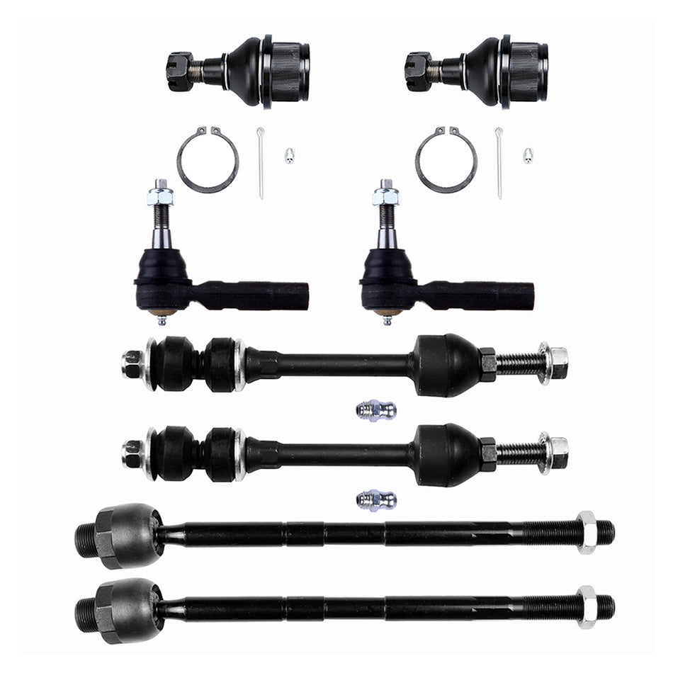 Ball Joints Steering Sway Bar Tie Rod End For 03-10 Dodge Ram 2500 04-10 Dodge Ram 3500