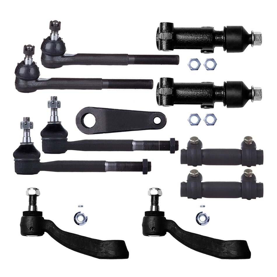 For 96-02 Savana & Express 1500 2500 3500 11pcs Front Tie Rods Pitman Idler Arms