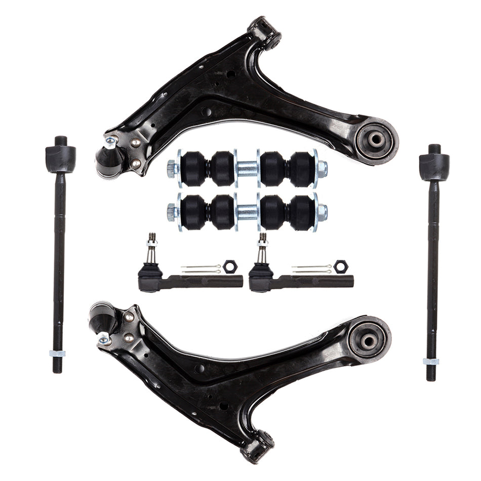 Control Arm Tie Rod Sway Bars For 97-98 Chevrolet Malibu Oldsmobile Cutlass