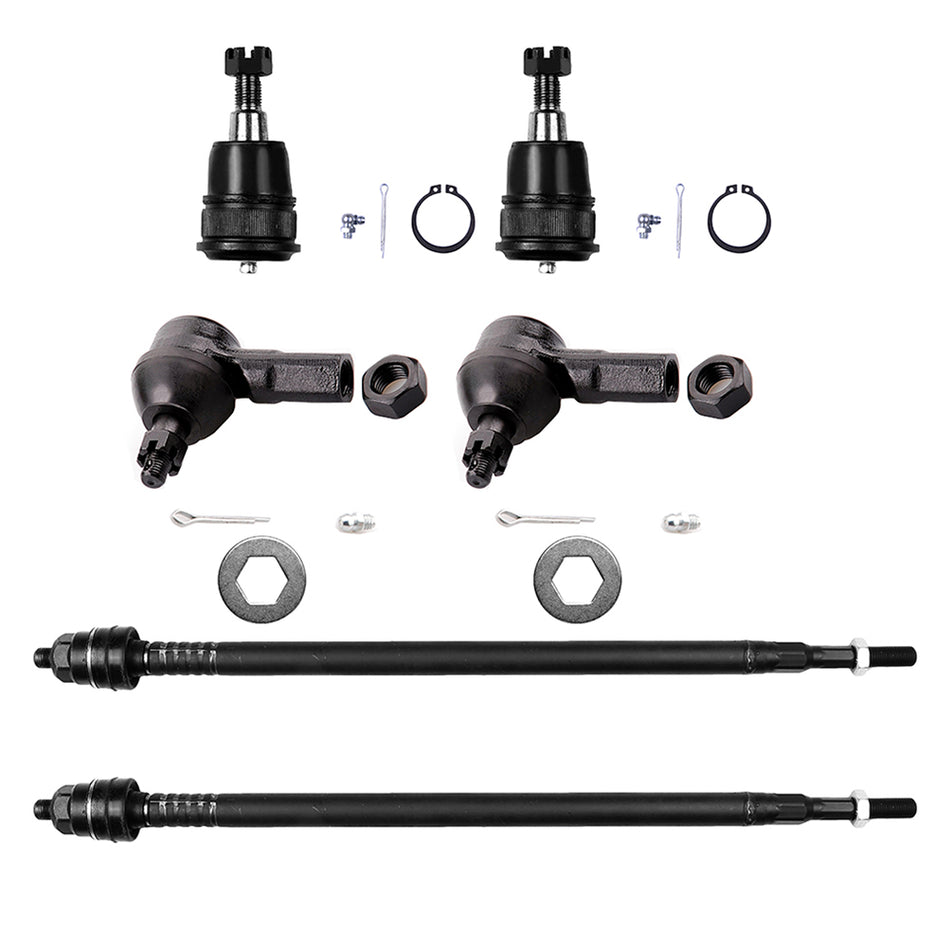 Front Lower Ball Joints Steering Tie Rod End For 2002 03 04 05 2006 Honda CR-V