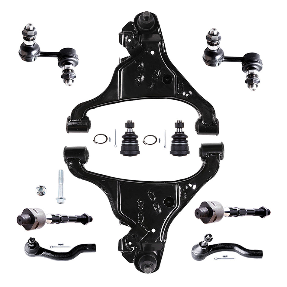 New 10pc Front and Rear Suspension Kit For NISSAN FRONTIER 2005-2015 Ball Joint