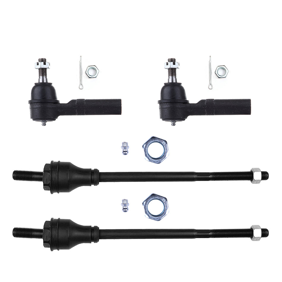 Front Inner Outer Tie Rods End For 03-19 Chevrolet Express 2500 Chevrolet Express 3500