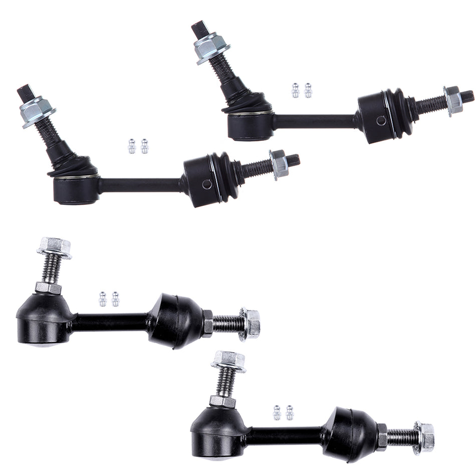 4pc Fits Expedition Navigator Sway Bar Links Rear Front Steering Part Right Left