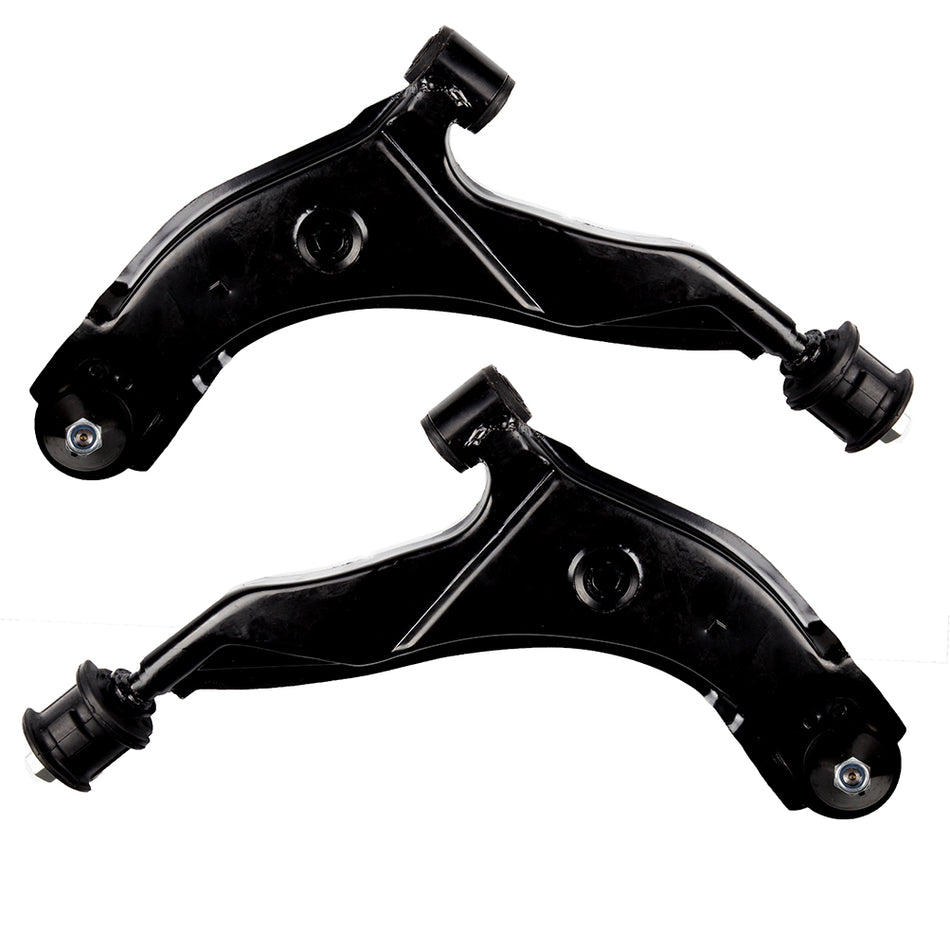 2pcs For 1995-1997 1998 1999 Hyundai Accent Front Suspension Lower Control Arms