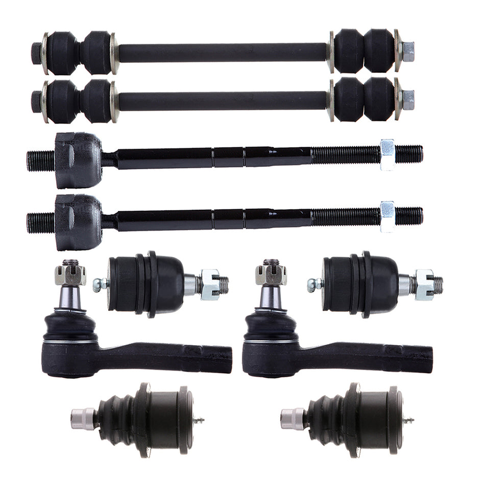 Front Tie Rod Ends Ball Joints Kits For 98-11 Ford Ranger 98-01 Ford Explorer 10Pcs