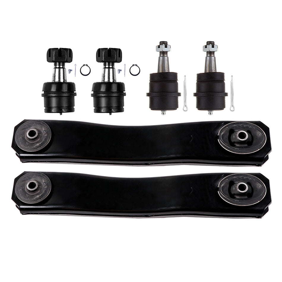 6pcs Front Lower Control Arm And Ball Joint Suspension Kit For 99-04 Jeep Grand