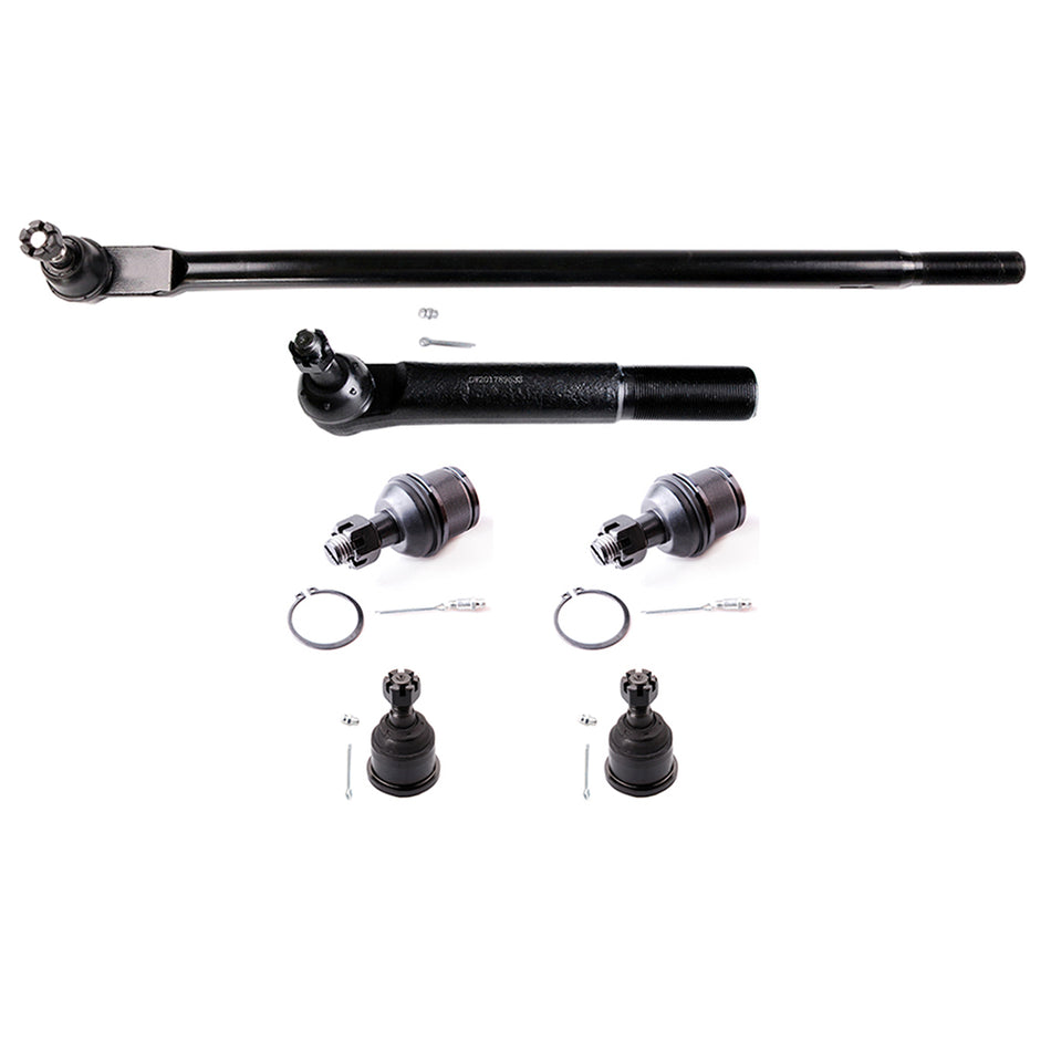 Front Ball Joints Steering Drag Link Outer Tie Rod End For 2011-13 Ram 2500 3500