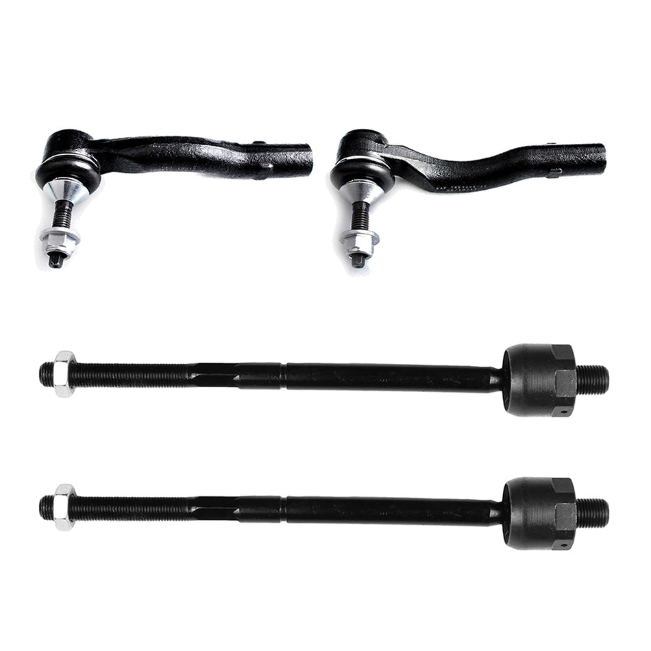 Front Steering Inner & Outer Tie Rod End Suspension For 2003-11 Lincoln Town Car