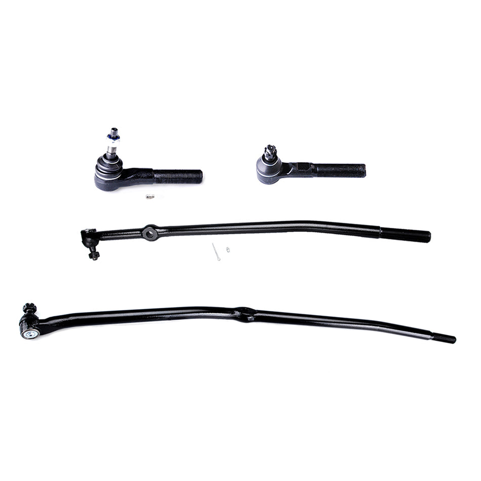 4pcs Front Tie Rod Links Kit For 03-08 Dodge Ram 2500 3500 4x4 8-Lugs Suspension