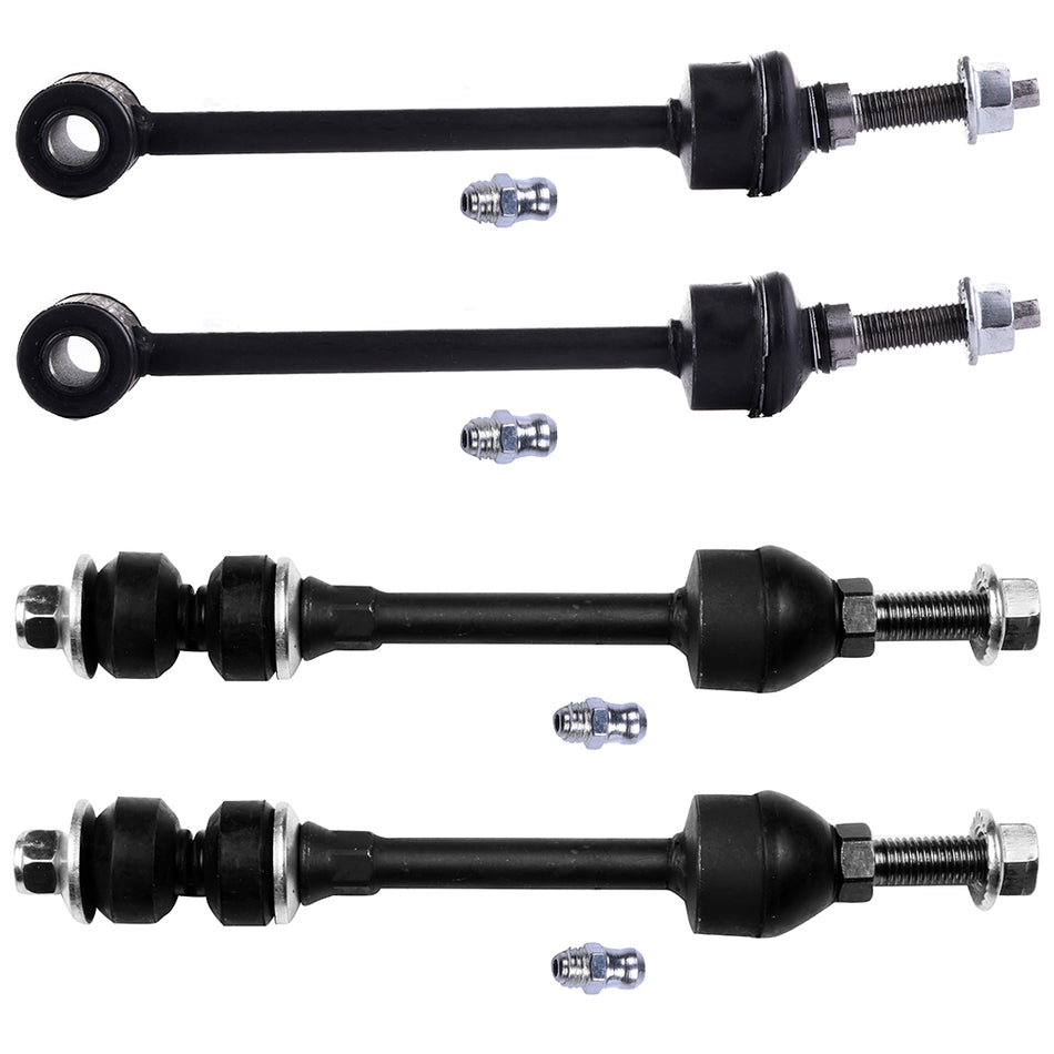 4pc Front Rear Suspension Sway Bar End Links Kit For 04-06 Dodge Ram 2500 3500