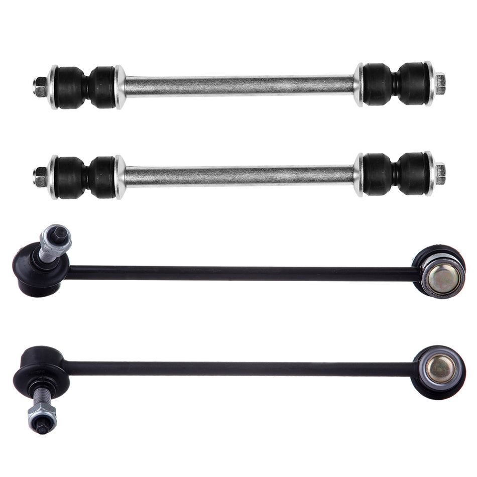 4pcs Front Rear Sway Bar End Links For 1996-2006 2007 Ford Taurus Mercury Sable