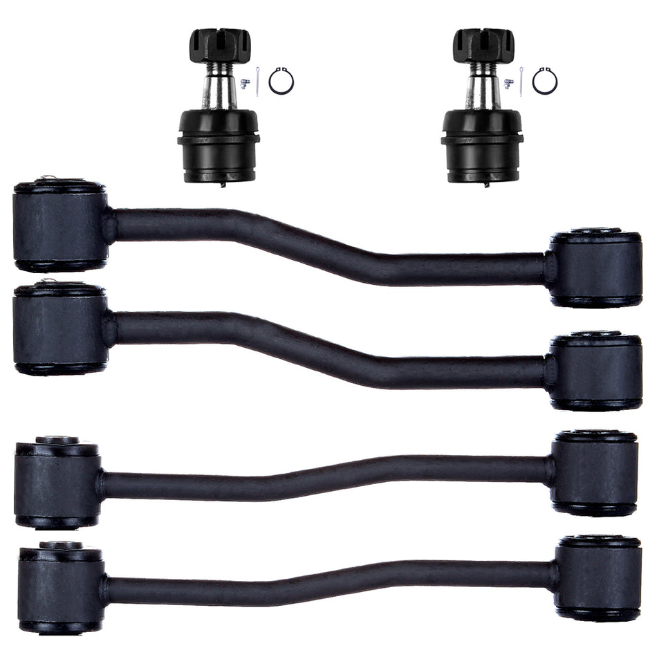 Front Lower Ball Joint Anti Sway Stabilizer Bar Linkage For 1999-2004 Jeep Grand