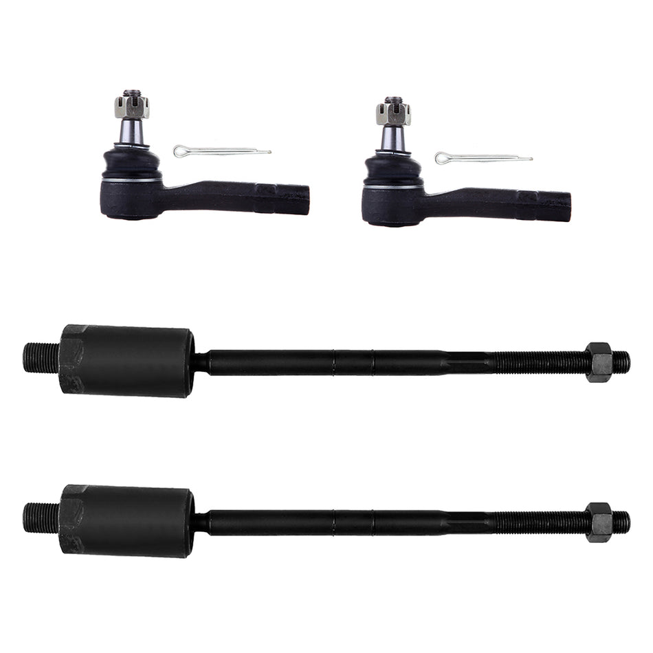 Front Inner Outer Tie Rod Links Kit For 02-05 Ford Explorer Mercury Mountaineer