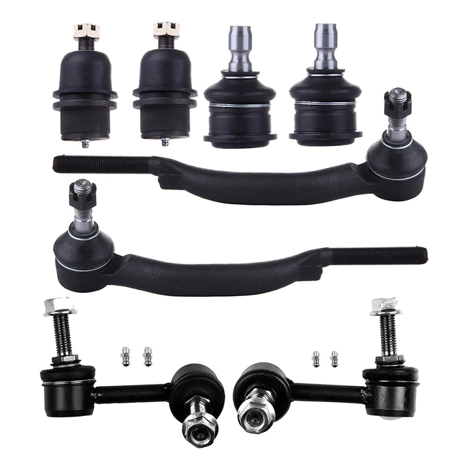 Ball Joints Tie Rods Sway Bars For 02-03 Chevrolet Trailblazer GMC Envoy
