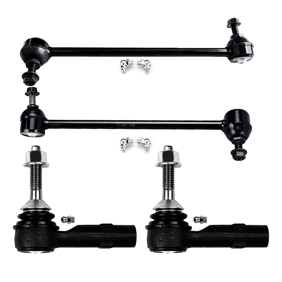 Front Steering Sway Bar Outer Tie Rod End Suspension Kit For 2005-2007 Ford Five