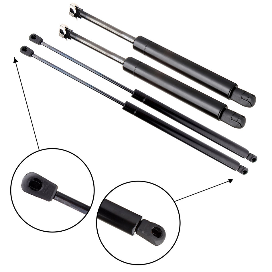 Front Rear Trunk Lift Supports Gas Struts Lexus 92-00 SC300 96-00 SC400