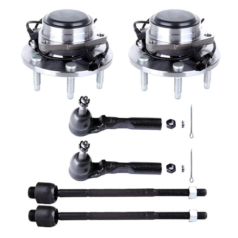 Wheel Hub Bearing and Tie Rods For 99-06 Chevrolet Silverado 1500 07 Chevrolet Silverado 1500 Classic