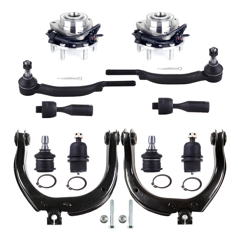 Wheel Hub Control Arm Tie Rod For 04-07 Buick Rainier 04-06 Chevrolet Trailblazer EXT