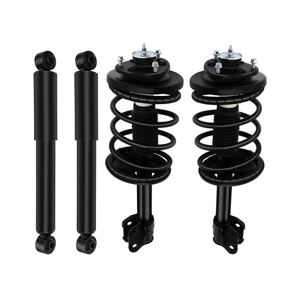 For 2003 - 2008 Honda Pilot 4Pcs Front Complete Struts Springs and and and Rear Shocks Set
