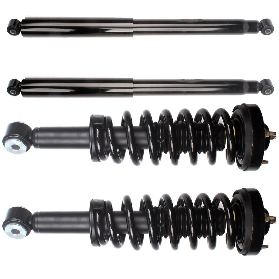 Set of 4 Complete Strut Coil Spring Assembly Shock Absorber For 09-13 Ford F-150