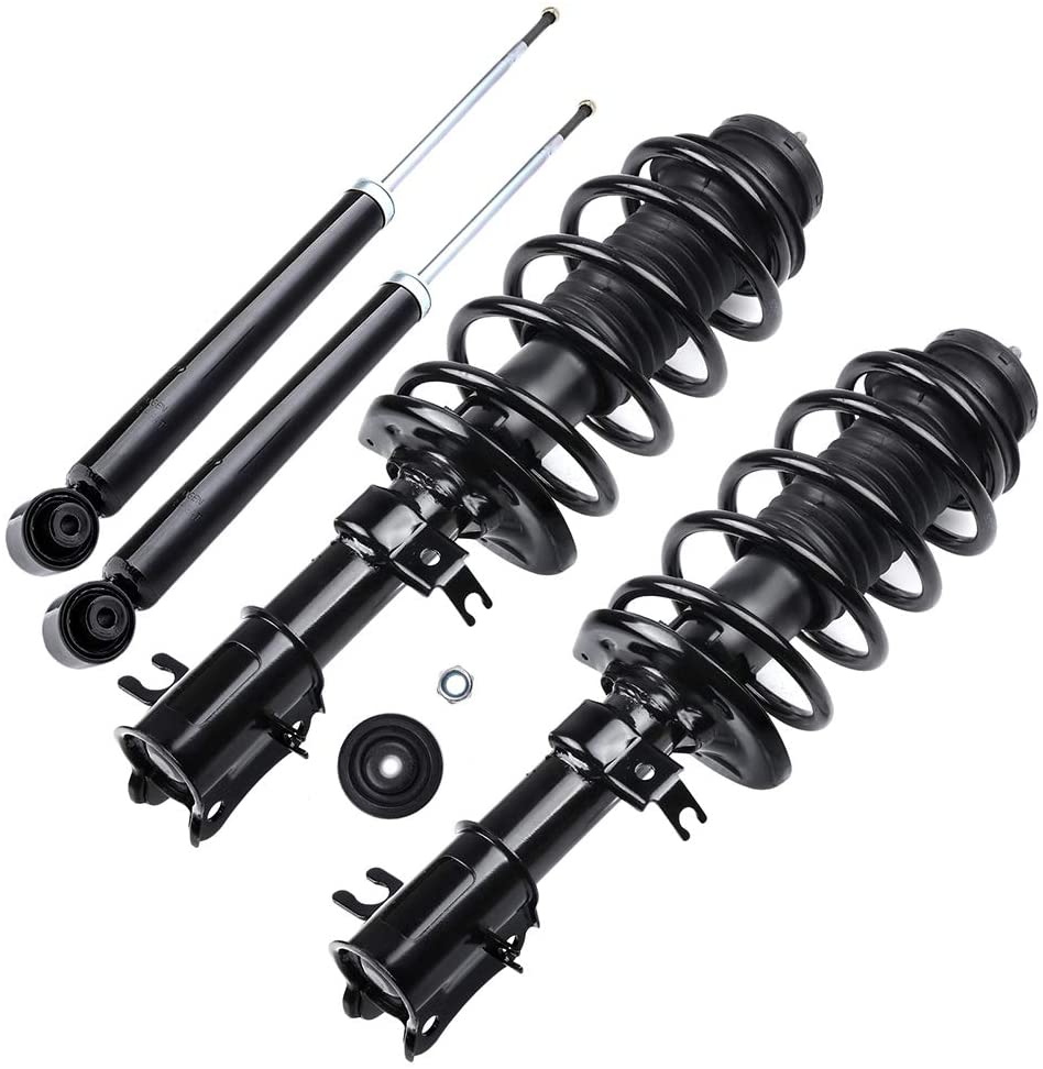 For 2005-2008 Pontiac Wave 2 Front Complete Shock Spring 2 Rear Strut Absorber