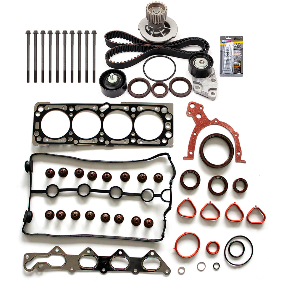 2004-2005 1.6L Chevy Aveo Head Gasket Bolts Set Timing Belt Kit Water Pump ( HS26378PT )