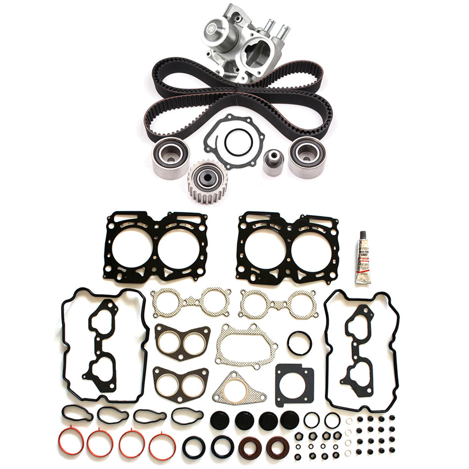 06-11 Subaru Impreza 07-09 Subaru Legacy 2.5L Timing Belt and Water Pump and Head Gasket Set ( TBS328WP )