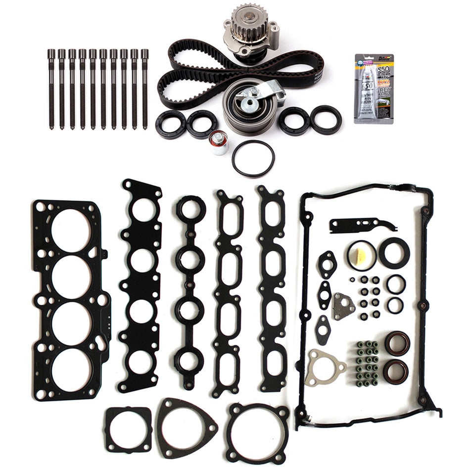 Head Gasket Bolts Set Timing Belt kit For 01-06 Audi A4 03-05 Volkswagen Passat 1.8L ( HSSB018 )
