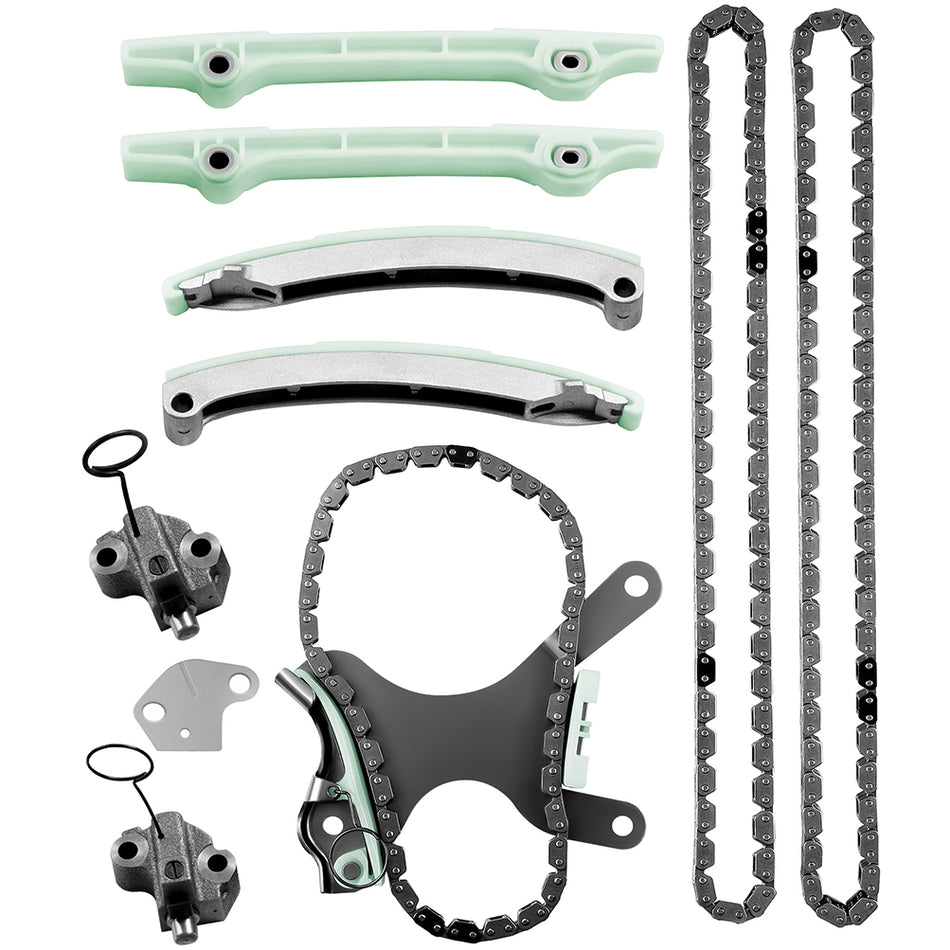 Timing Chain Kit Water Pump Head Gasket Bolts Set Fits 02-03 Dodge Ram 1500 4.7L
