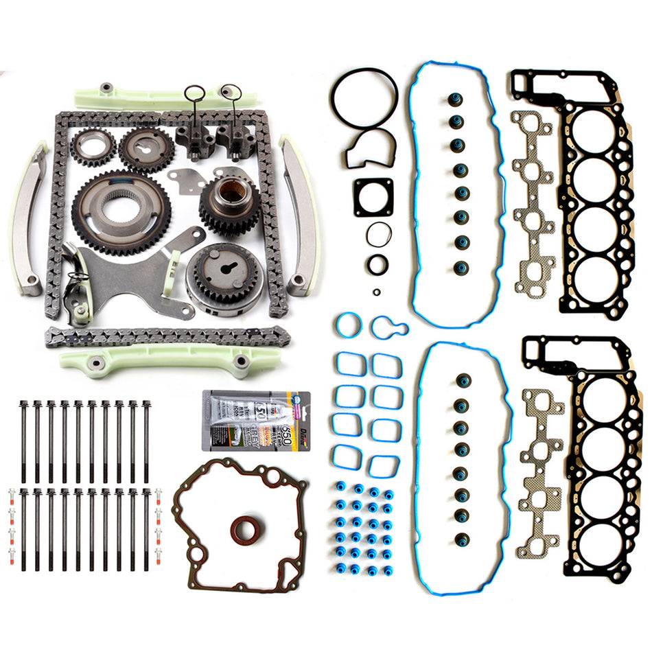 Timing Chain 00-01 Dodge Dakota 99-03 Jeep Grand Cherokee 4.7L Water Pump Cover Gasket Kit ( 3-393S )