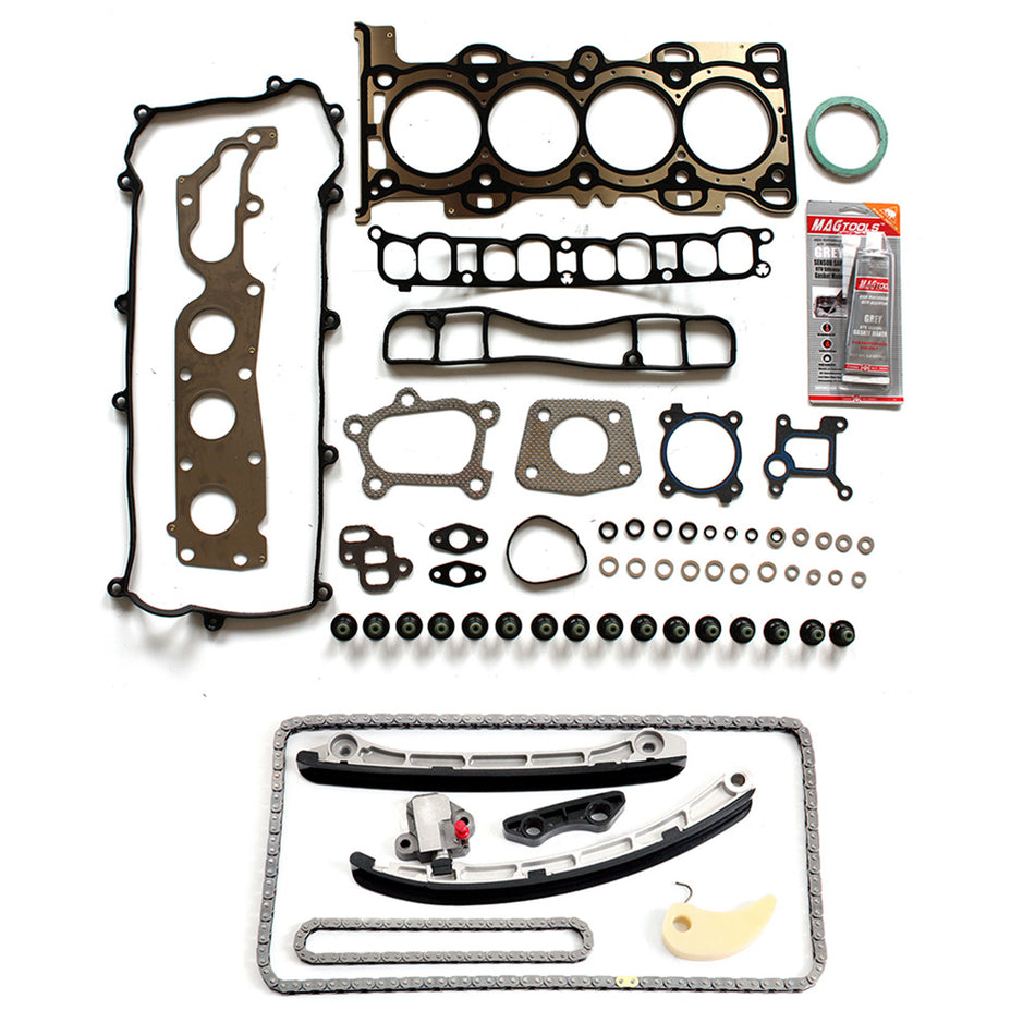 2007-2013 2.3L Mazda 3,2006-2007 Mazda 6 Timing Chain Cover Gasket Kit 1 set