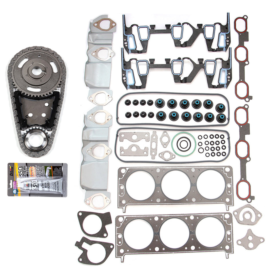 2000-2003 3.4L Buick Century,2002-2005 Buick Rendezvous Timing Chain Cover Gasket Kit ( TK3147 ) 1 set